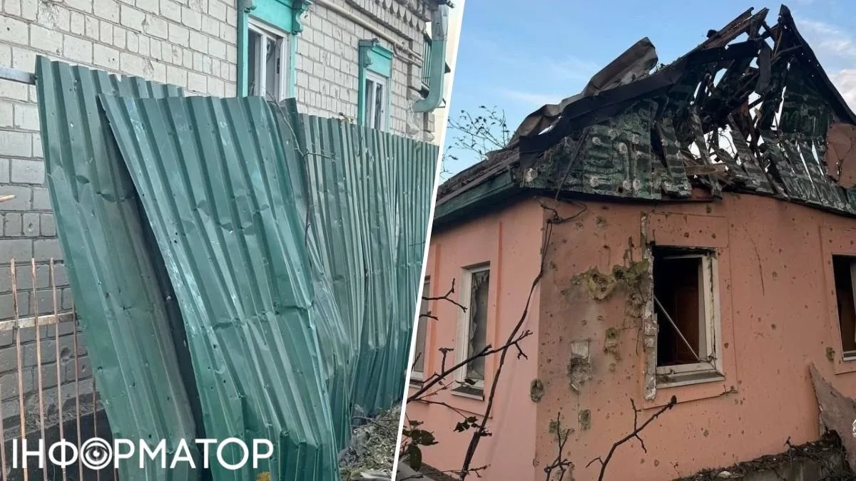 РФ атаковала КАБами и дронами четыре района Днепропетровщины – горят частные дома