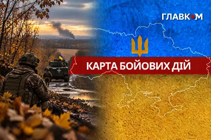 Карта бойових дій в Україні станом на 21 жовтня 2026 року