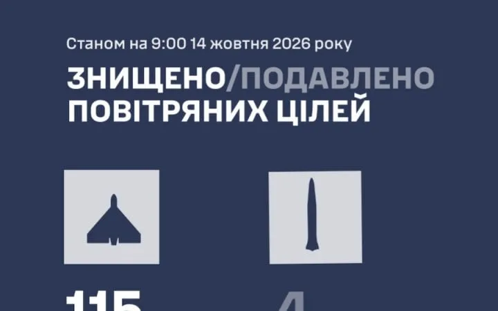 Повітряні сили назвали особливості нічної атаки по енергетиці