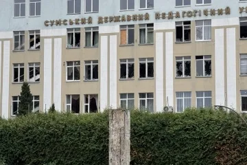У Сумах внаслідок атаки РФ пошкоджений педагогічний університет