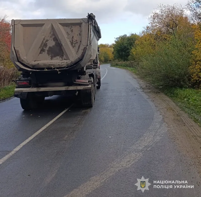 На Самбірщині пішохід загинув внаслідок наїзду вантажівки