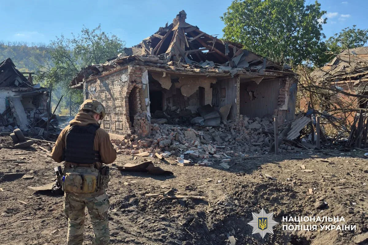 Пошкоджені будинки після ударів КАБами по Слов’янську