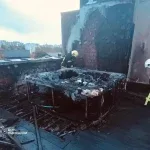 У Львові загасили пожежу на терасі житлового будинку