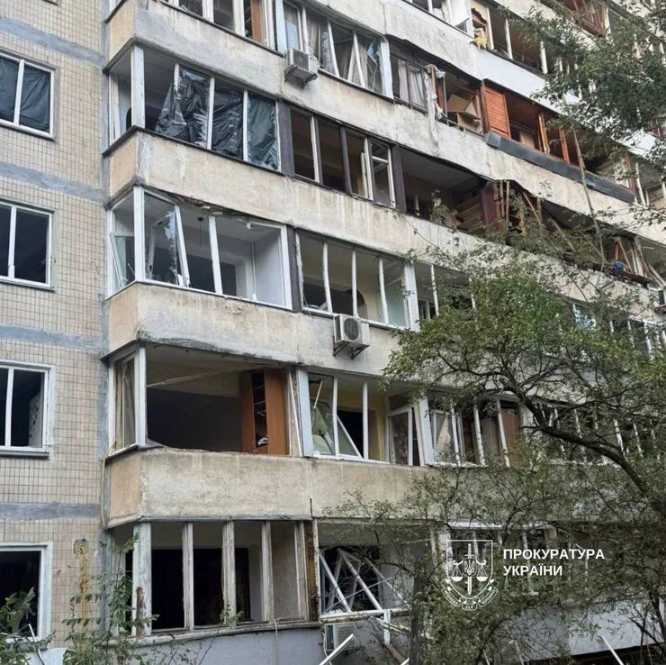 Обстрел Киева 14 октября