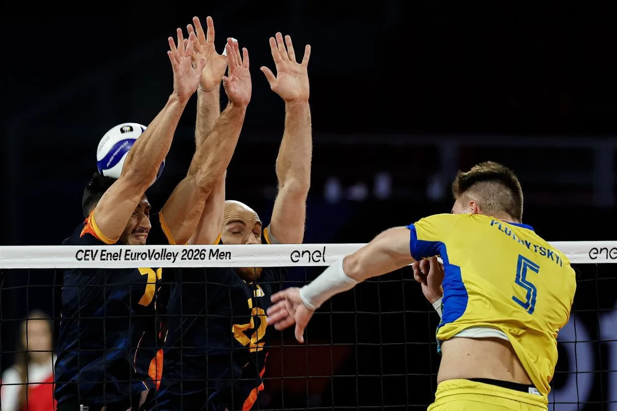 Плотницький під час матчу проти Румунії на чемпіонаті Європи
