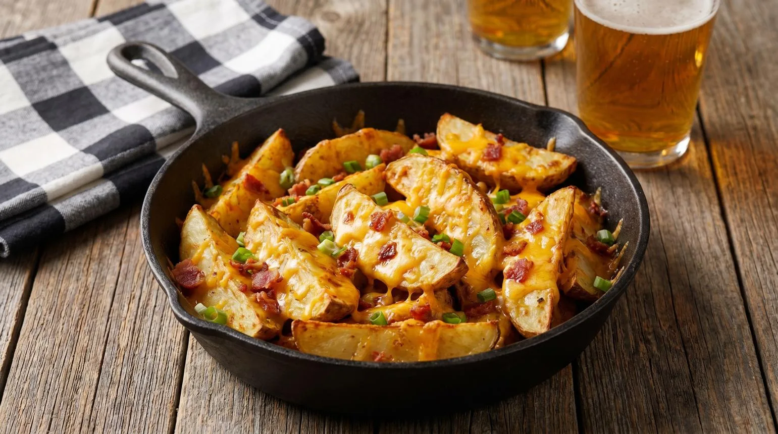 Receta de papas con queso cheddar, rápida y fácil - Infobae