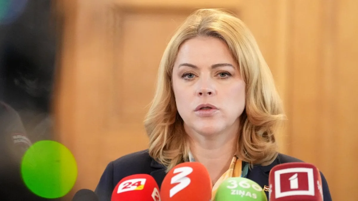 Прем'єр-міністр Латвії Евіка Сіліня