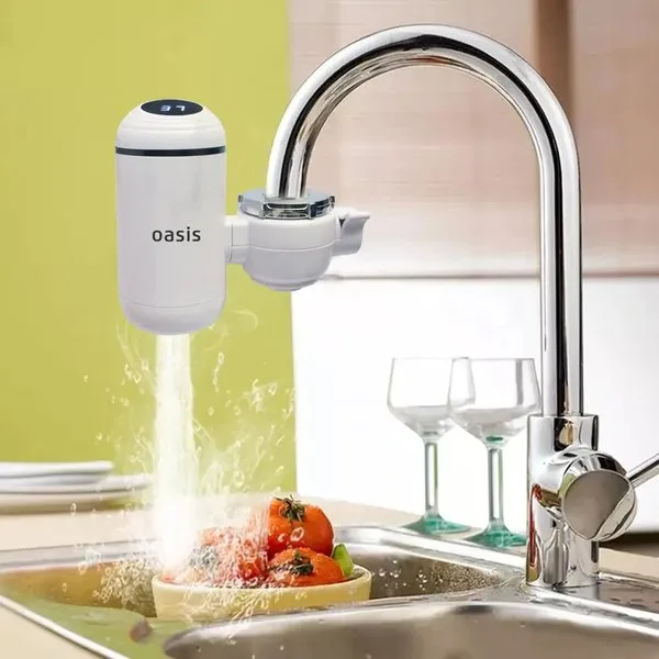Проточный водонагреватель на кране