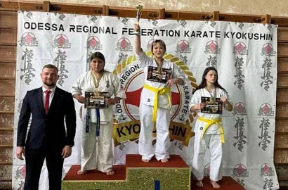Спортсмени Миколаївщини на Відкритому кубку Одеської області з кіокушин карате