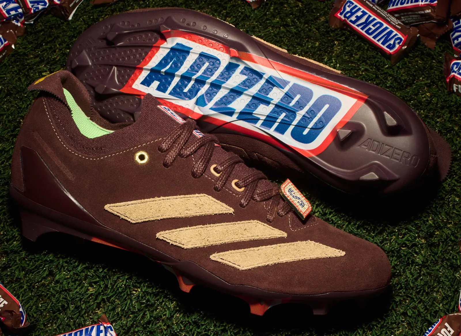 Adidas і Snickers випустили шоколадні бутси ADIZERO ELECTRIC + II: ціна, дата продажів і де купити
