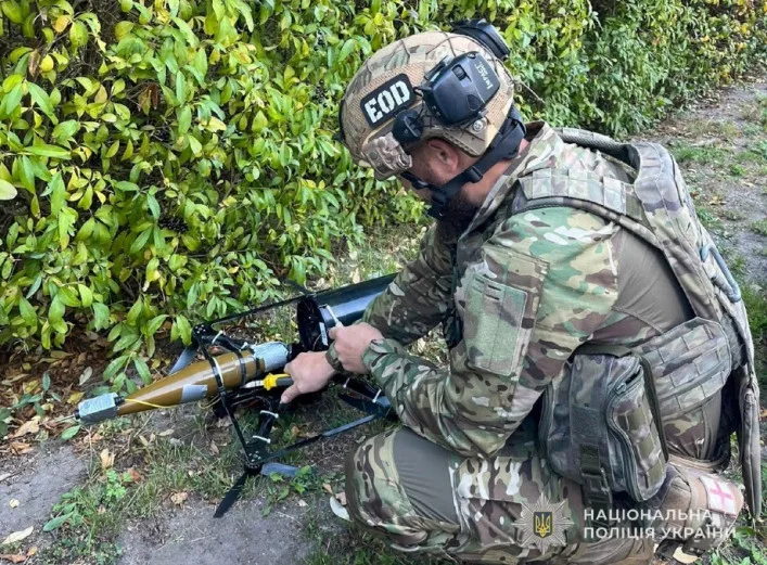 У житловому районі Сум виявили нерозірваний ворожий дрон із вибухівкою