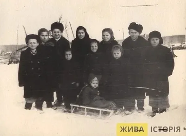 Група дітей-спецпоселенців, пос. Джонка Хабаровського краю, РРФСР