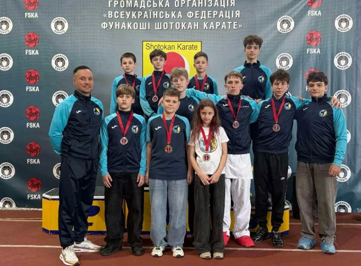 Сумські бійці вибороли дев’ять нагород на Кубку України з фунакоші шотокан карате