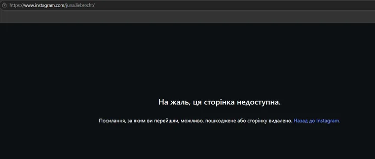 страница автора в Инстаграме