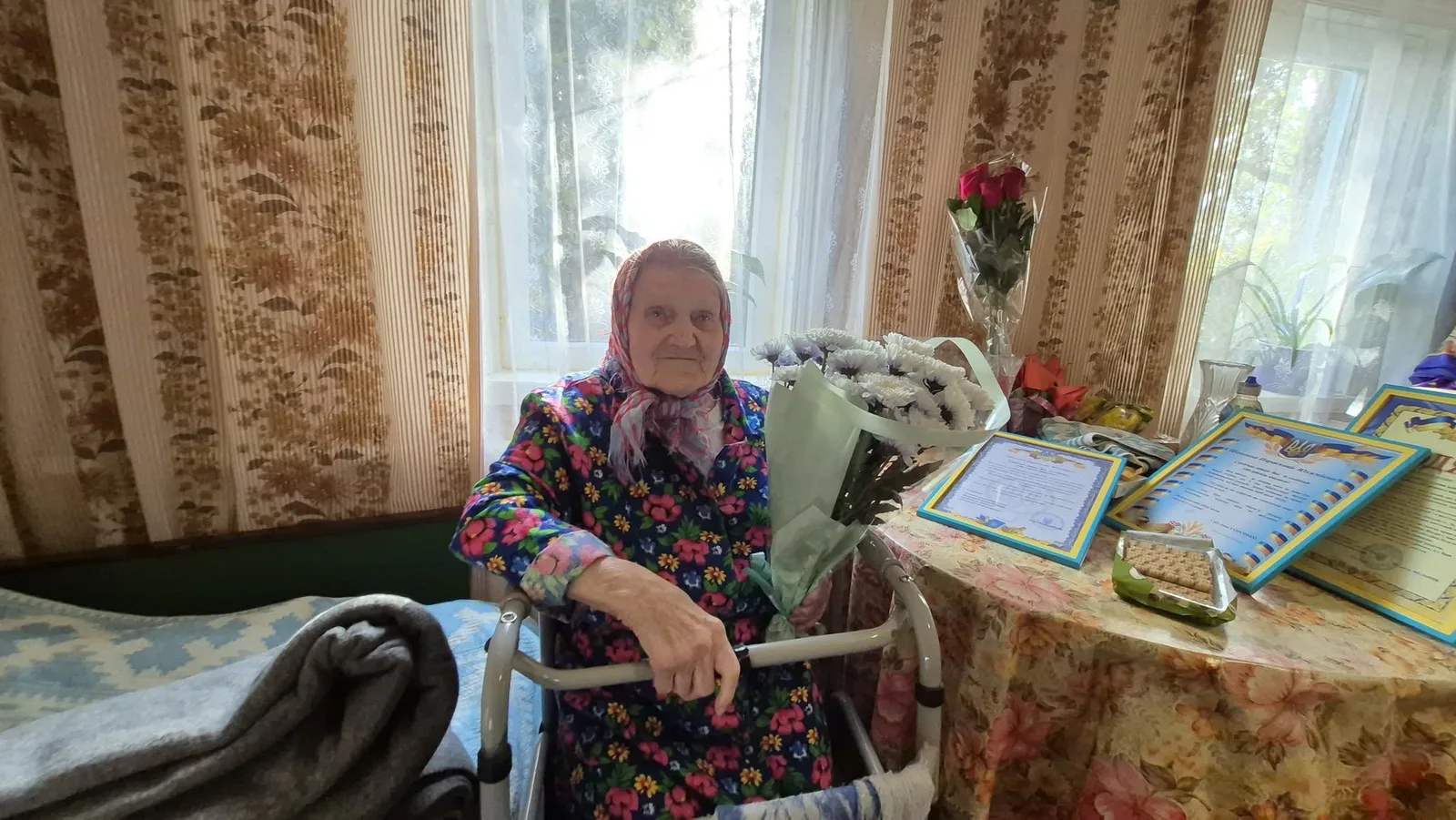 Мешканка Лебединської громади Парасковія Капліна відзначила 100-річний ювілей