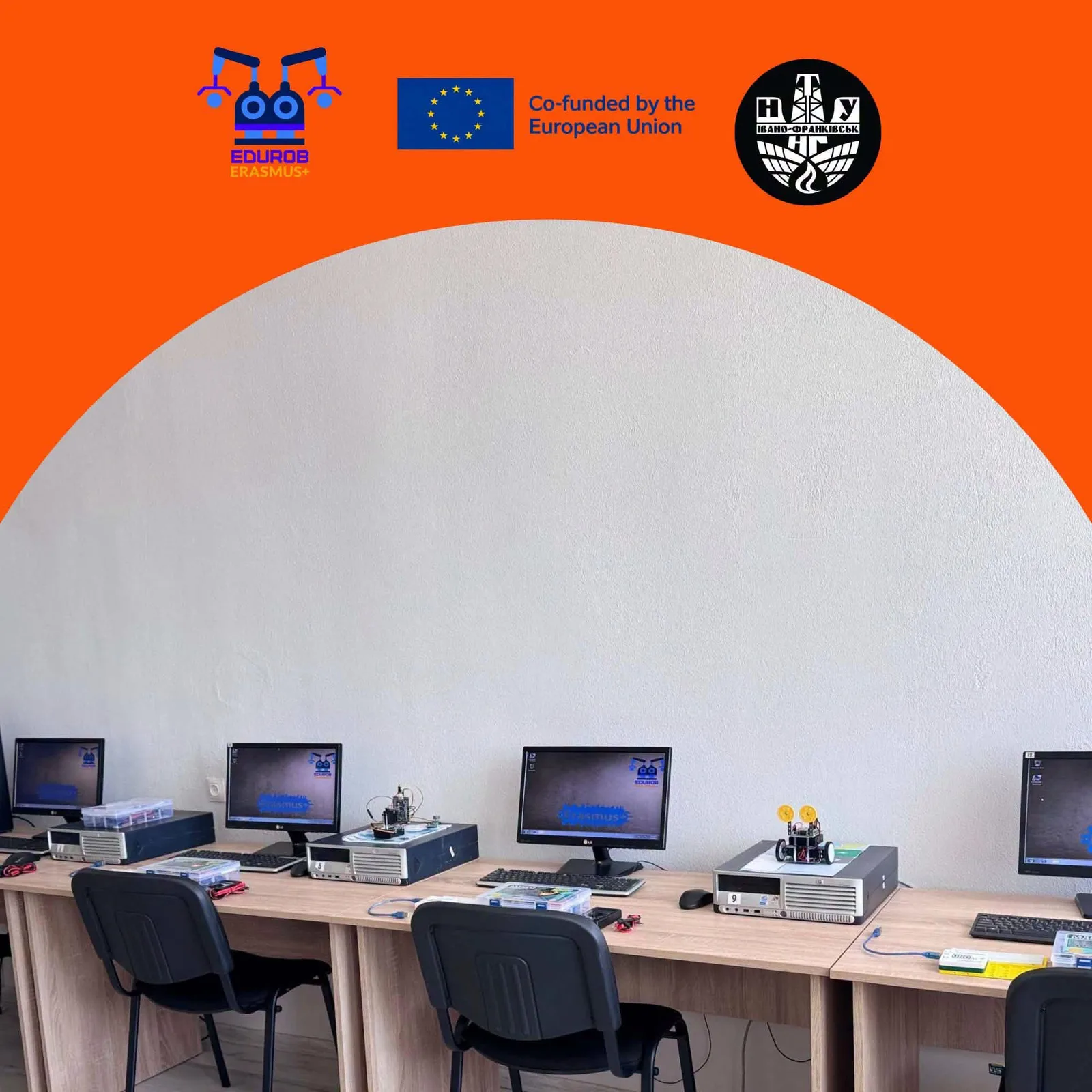 В Івано-Франківському національному технічному університеті нафти і газу відкрили сучасну навчальну лабораторію робототехніки EduRob