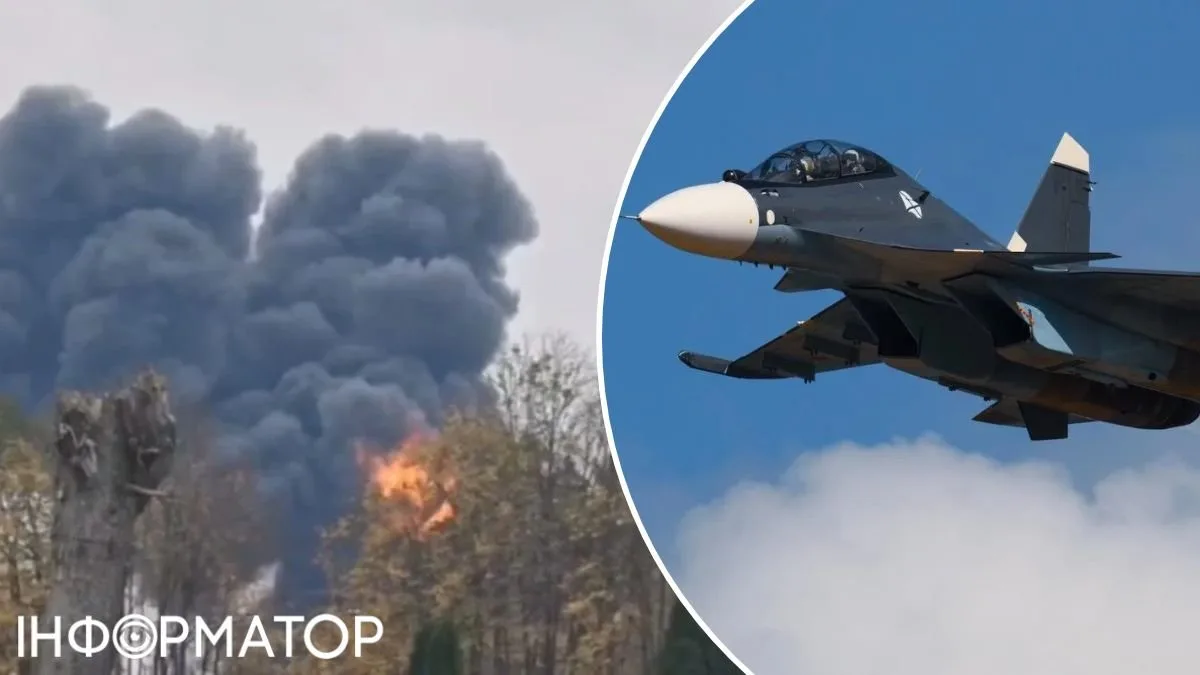 В Калининградской области РФ разбился вражеский истребитель Су-30СМ – оба пилота ранены