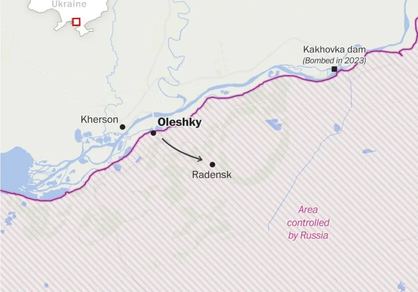 The Washington Post: беглецы из оккупированных Олешек рассказали, как выживали на стакане крупы