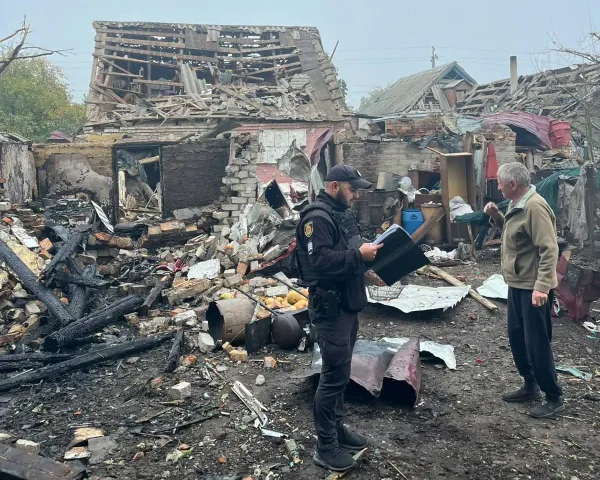Ворожа атака пошкодила дев'ять приватних будинків у Малій Висці