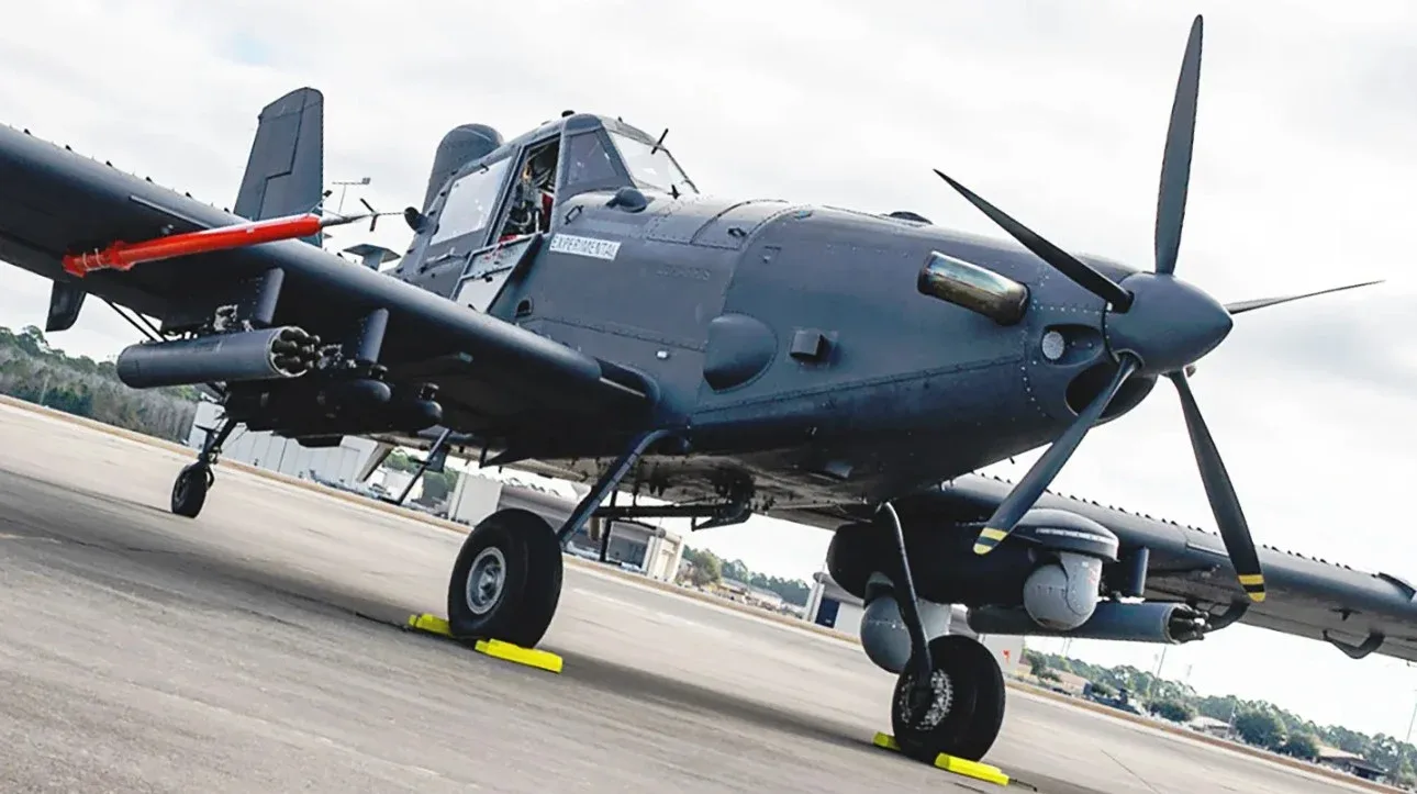 Новий легкий штурмовик OA-1K Skyraider&nbsp;II, призначений для підтримки Сил спеціальних операцій США.