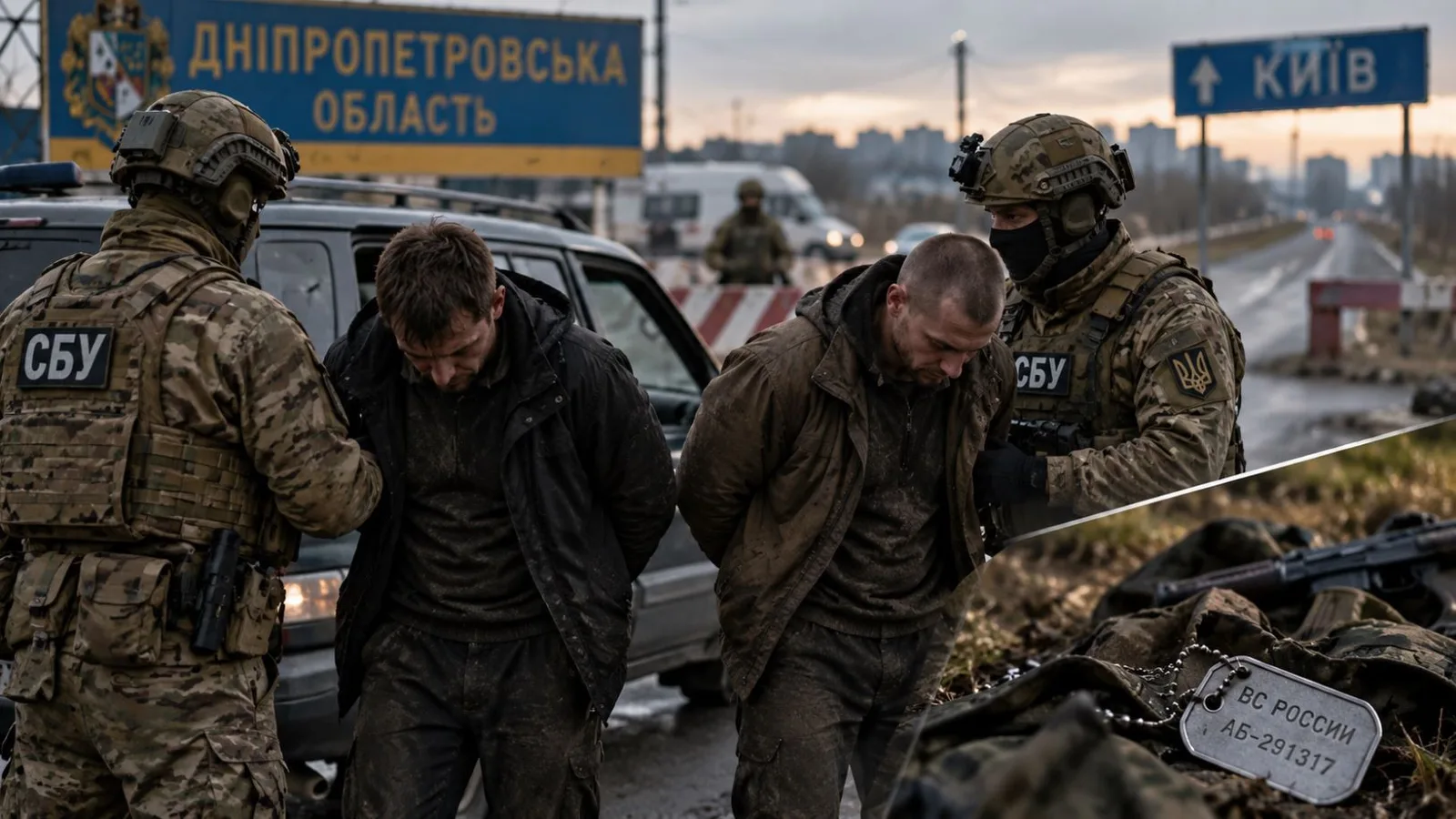 Двоє російських військових втекли з позицій на Краматорському напрямку та під виглядом цивільних прямували до Києва. Де їх спіймала СБУ