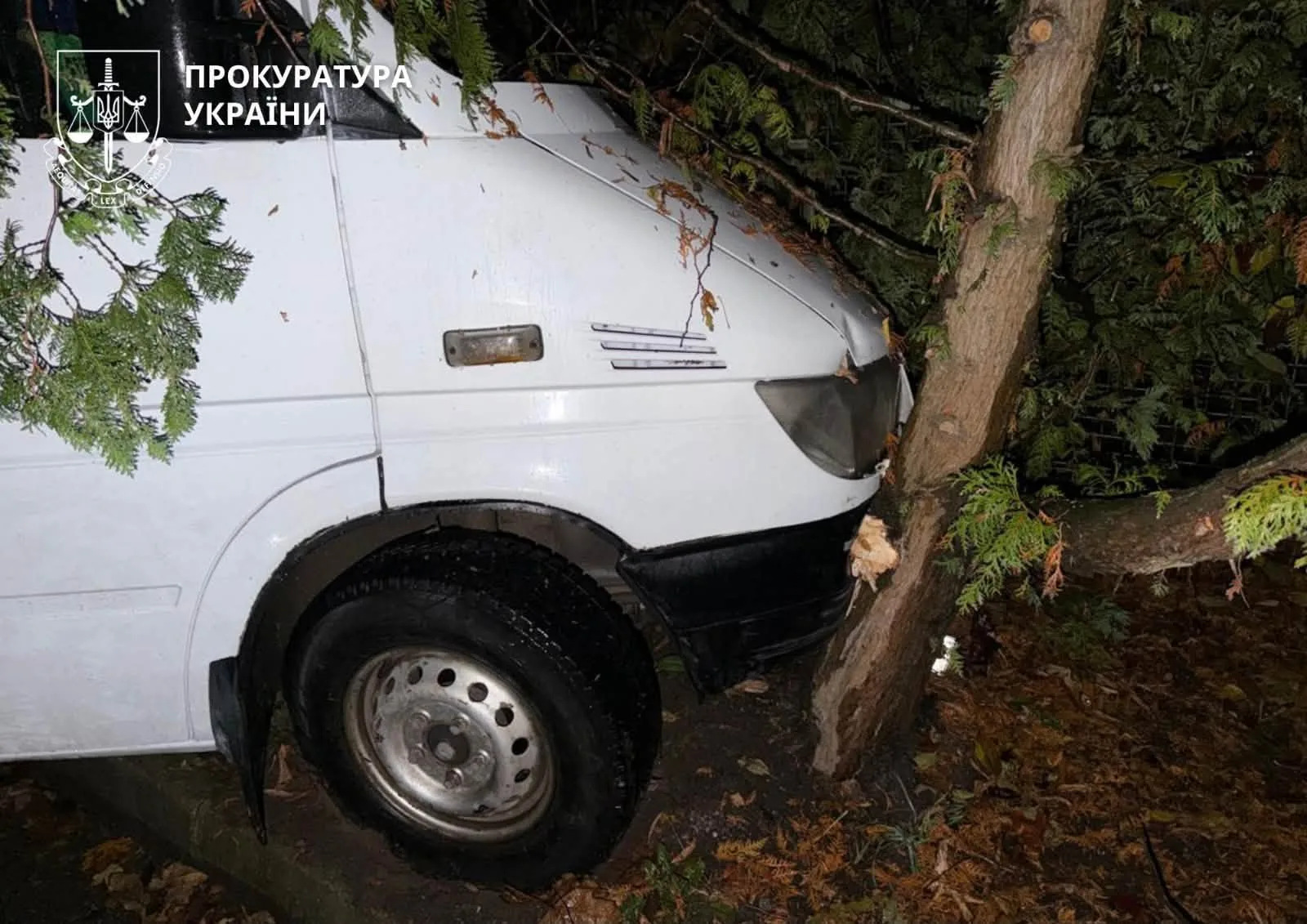 Викрала мікроавтобус з-під лікарні й одразу вчинила ДТП