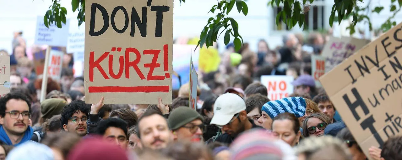 Student protests have begun in Austria