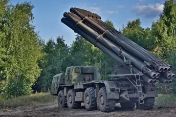 Сили безпілотних систем уразили російську РСЗВ «Ураган» у Запорізькій області