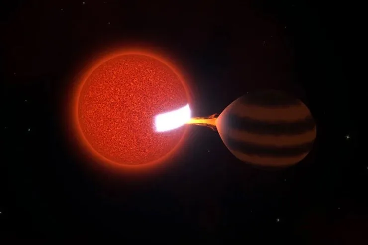 Система ZTF J0440+2325. Иллюстрация