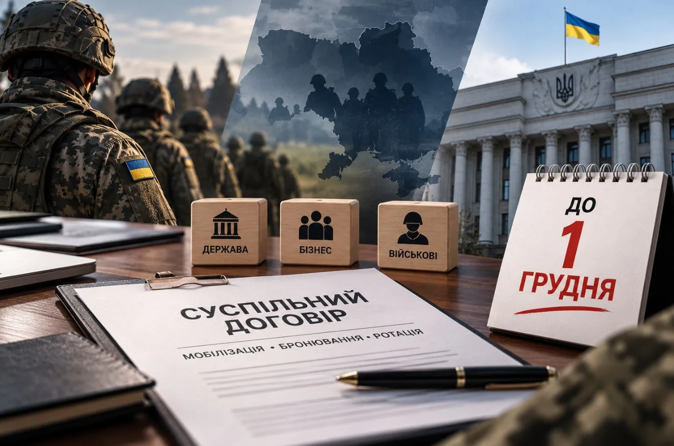 До 1 грудня в Україні мають підготувати нові правила мобілізації та бронювання: що пропонує уряд