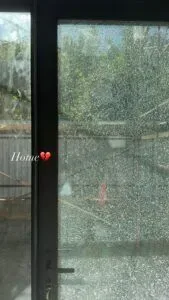 Катерина Усик пошкоджений будинок