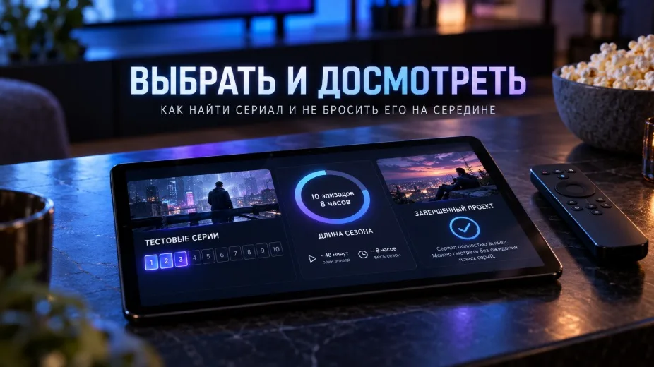 Как выбирать сериалы онлайн, чтобы не бросать их на середине сезона