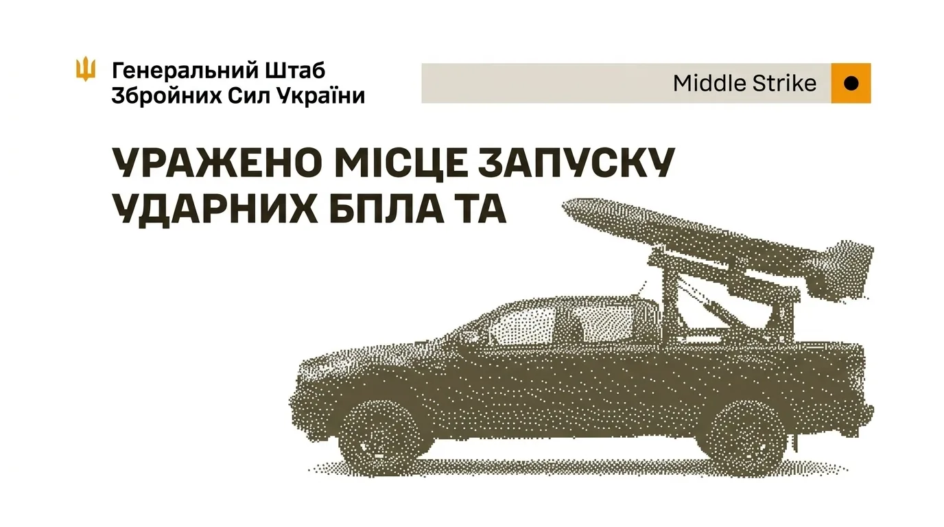 Уражено місце запуску ударних БпЛА та склади МТЗ противника