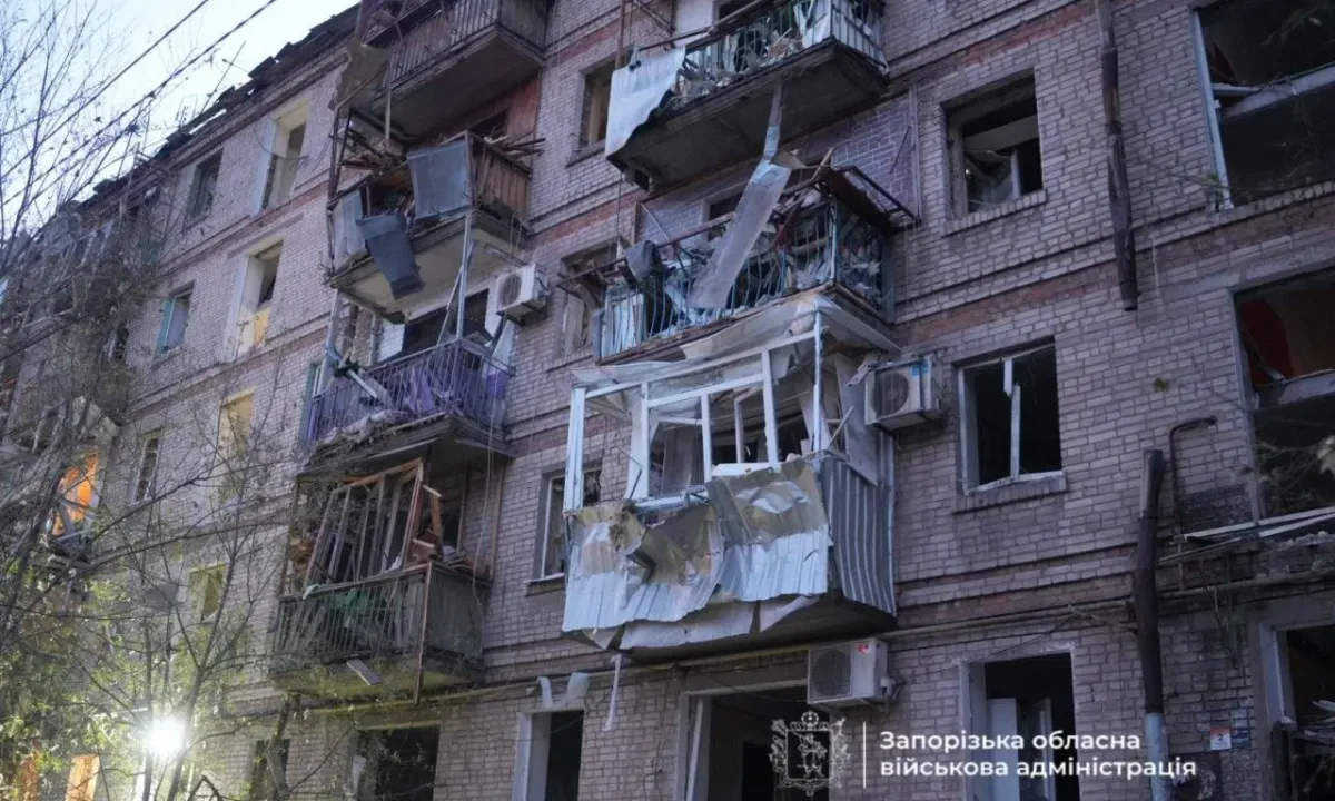 Утренний террор в Запорожье: шесть ударов по городу — мужчина погиб, среди раненых есть ребёнок. ФОТО