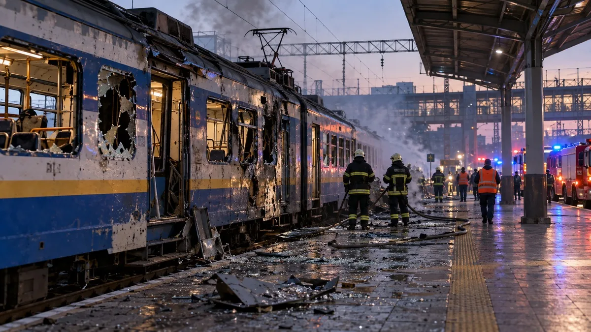 У Дніпрі ворог поцілив реактивним безпілотником у вокзал: загинули 13 людей