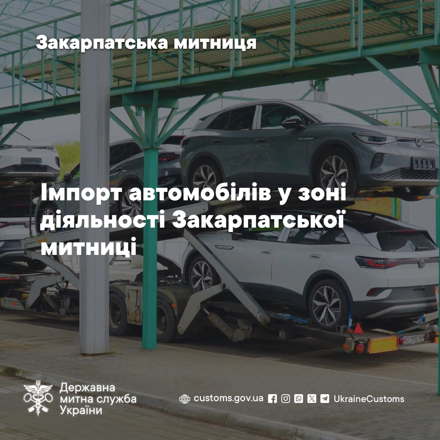 Митне оформлення авто: майже 172 млн грн отримав Держбюджет за імпорт вживаних транспортних засобів