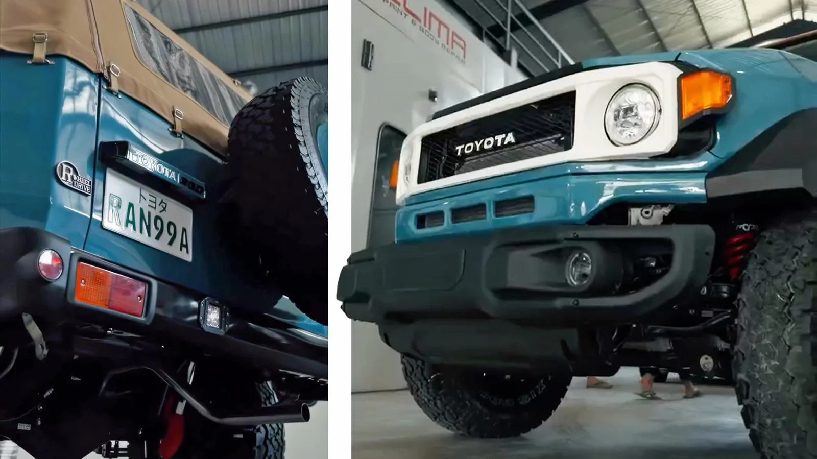 Индонезийские мастера превратили бюджетный Hilux Rangga в винтажный Land Cruiser FJ40