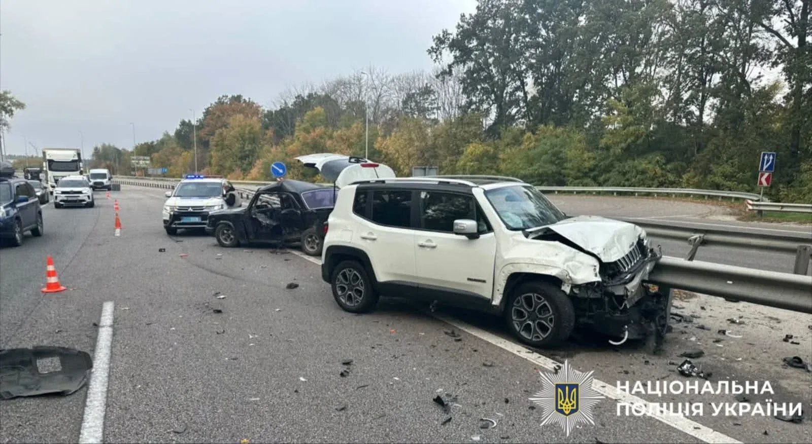 Поліцейські розслідують смертельне ДТП на Фастівщині