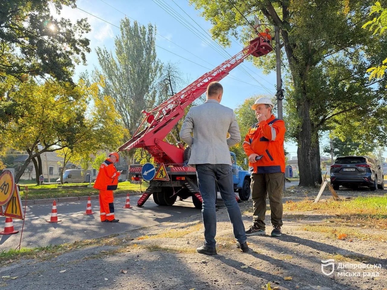У Дніпрі перевіряють і ремонтують мережі зовнішнього освітлення - 09.10.2026