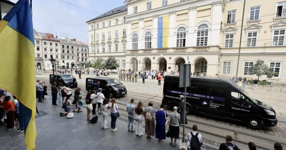 Сьогодні Львівщина прощається із п'ятьма захисниками України