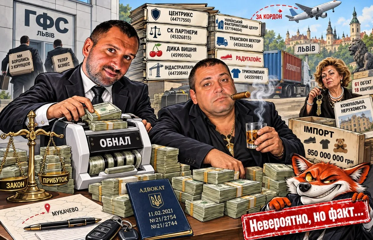 Василий Сандул и Евгений Кулибаба: обнал и миллионная недвижимость