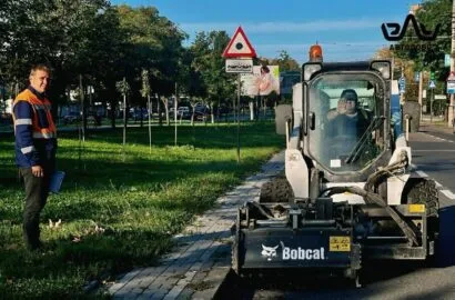 Відновлення дорожнього покриття проспекту Центрального в Миколаєві