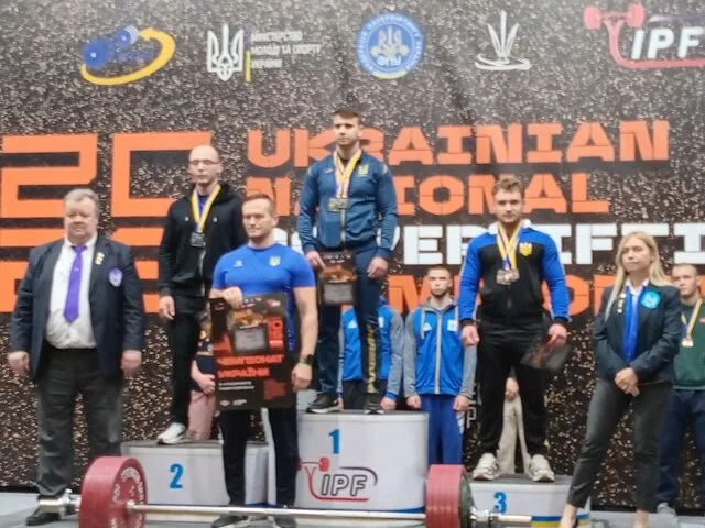 Черкащанин Павло Семенюта – бронзовий призер Чемпіонату України з класичного пауерліфтингу