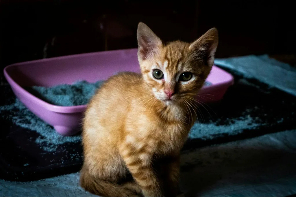Як привчити кота до лотка 1