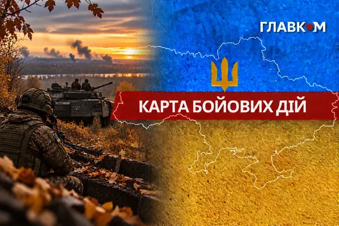 Карта бойових дій в Україні станом на 23 жовтня 2026 року