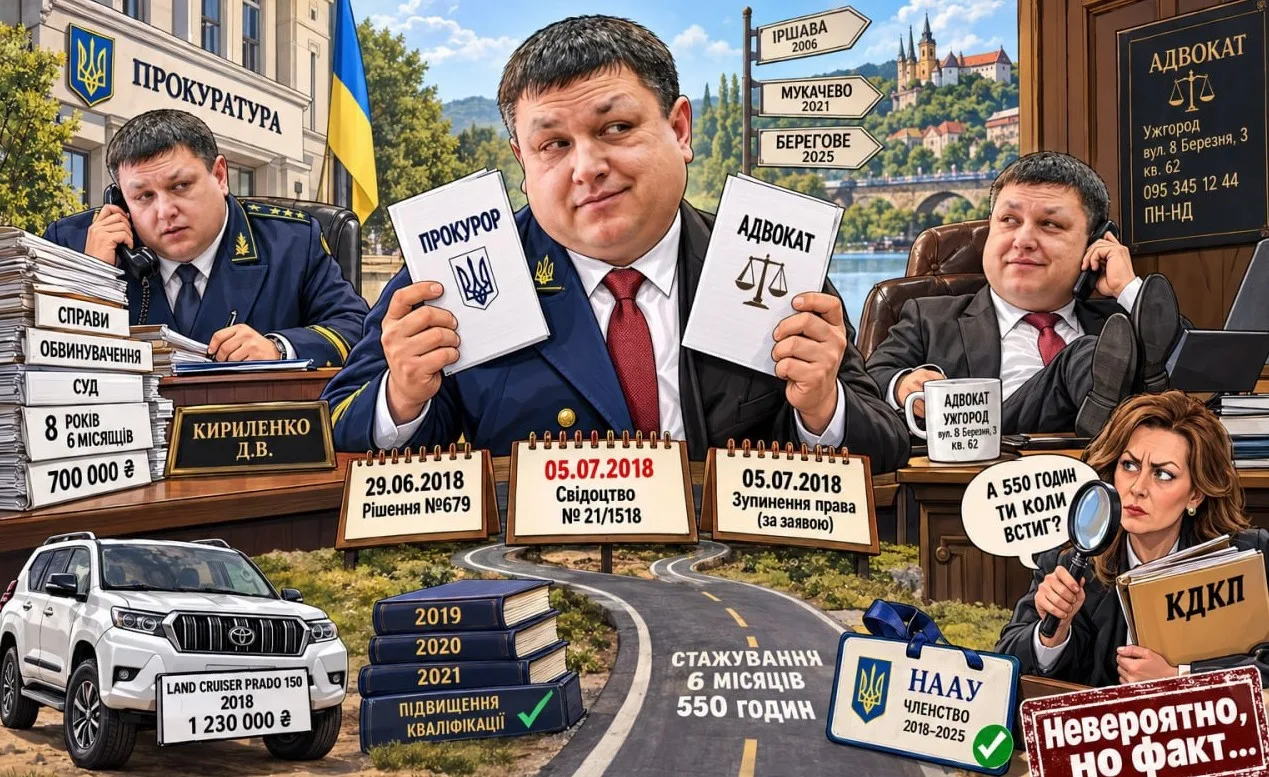 Дмитрий Кириленко и его схематоз: прокурорское и адвокатское прошлое проверят