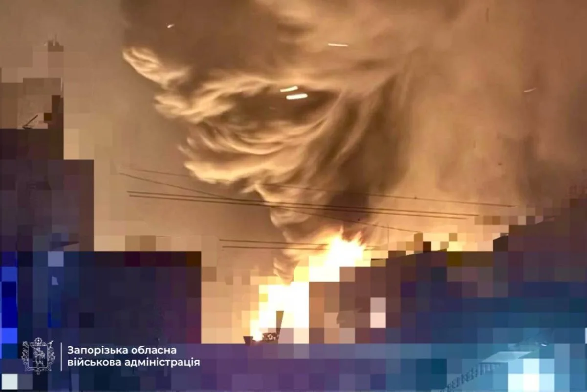 Наслідки ворожої атаки на Запоріжжя 15 жовтня