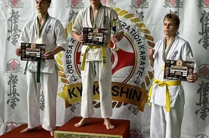 Спортсмени Миколаївщини на Відкритому кубку Одеської області з кіокушин карате