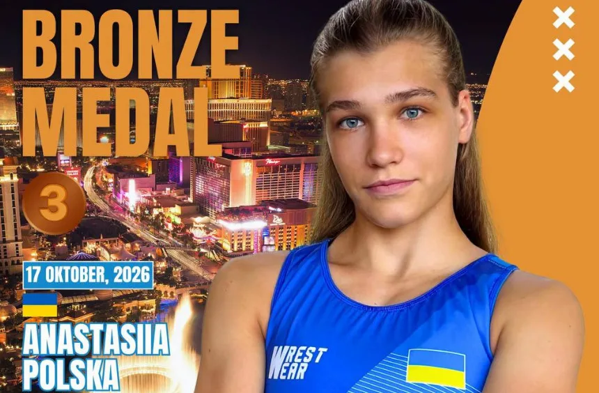 Борчиня з Кривого Рогу Анастасія Польська здобула бронзу чемпіонату світу U23 у США