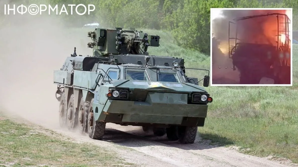 Возле Гуляйполя в Запорожье ВСУ уничтожили БТР с десантом